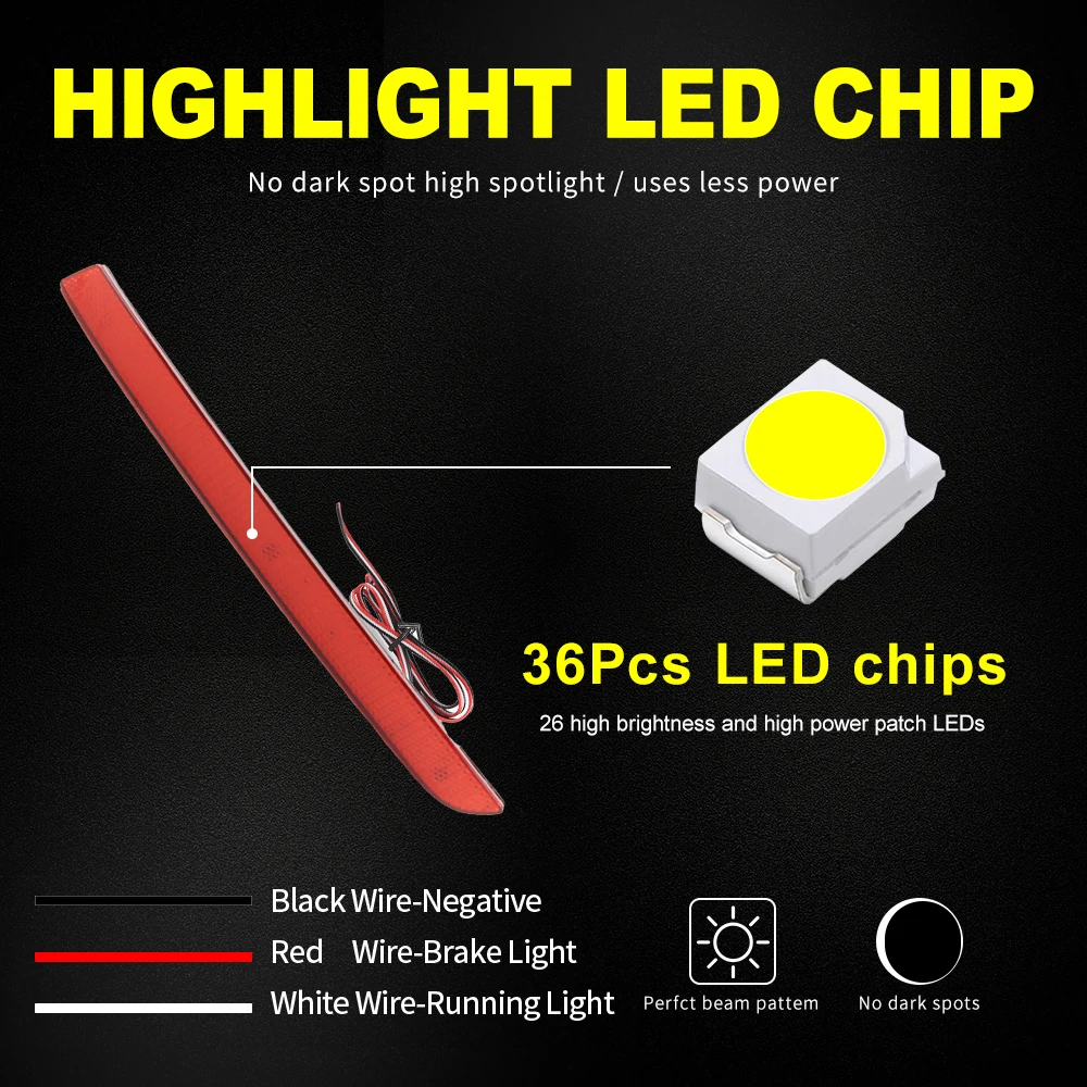Rear Bumper Reflector LED Tail - Grow Light T5 review and price