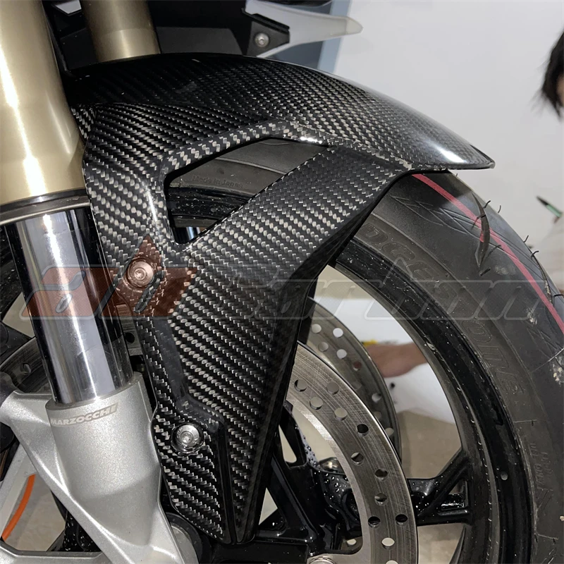

Front Fender Hugger Tire Mudguard Cover Fairing For BMW S1000RR 2019-2023 S1000R 2014+ S1000XR 2016+ Full Carbon Fiber 100%