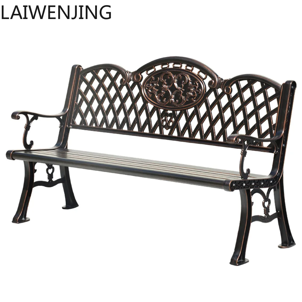 

HLZ park chair outdoor bench leisure strip bench garden garden seat