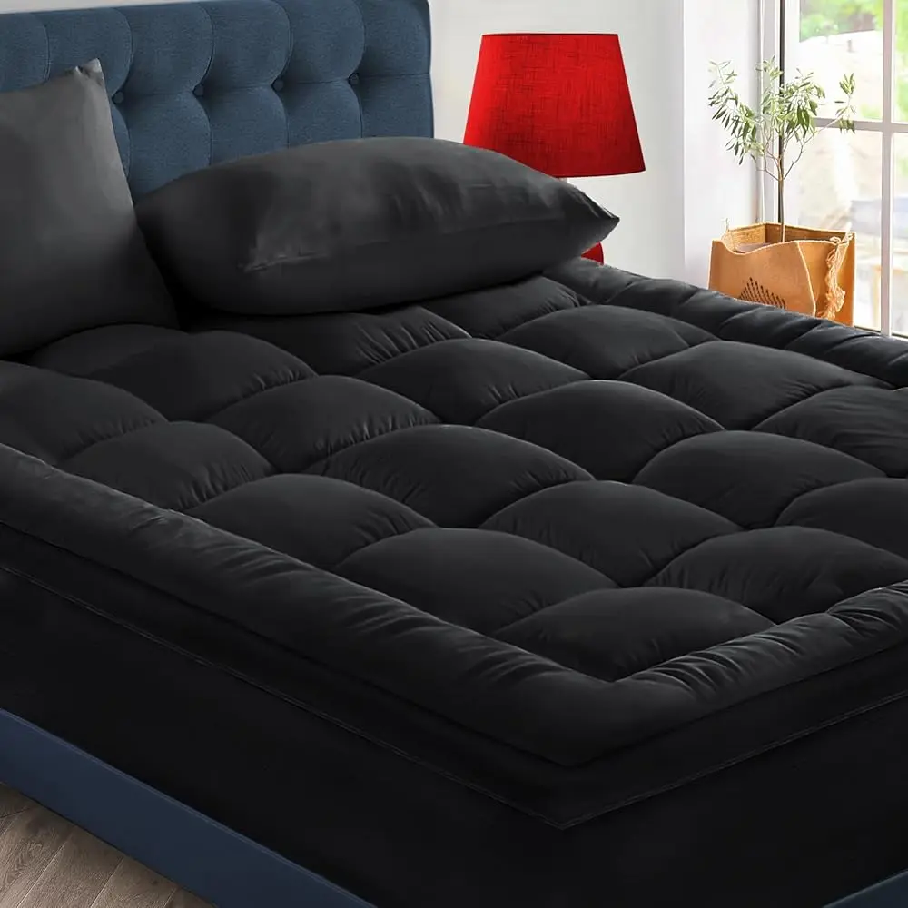 

California King Mattr Topper - Extra Thi Cooling Mattr Pad Cover For Ba Pain - Soft Mattr Protector With 8-21 H Deep Pocket,