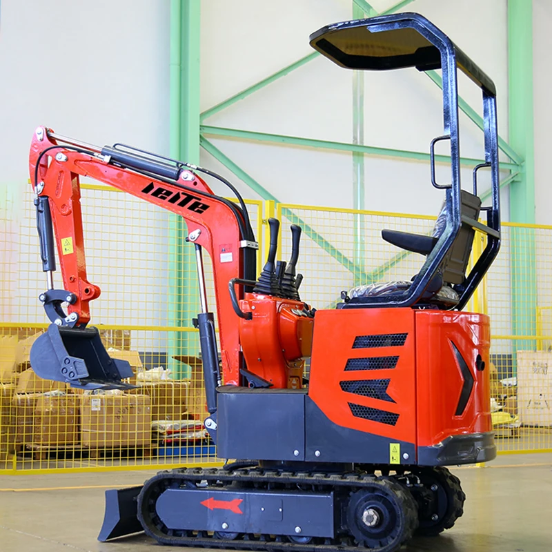 Cina Epa Euro 5 escavatori 1.0 Ton Mini escavatore idraulico 1000KG piccolo escavatore spedizione gratuita