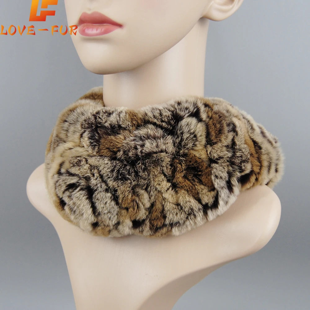 

Fashion Rabbit Fur Scarves Wholesale Retail Russia Women 100% Real Rex Rabbit Fur Scarf Rex Rabbit Fur Warm And Soft Neckerchie