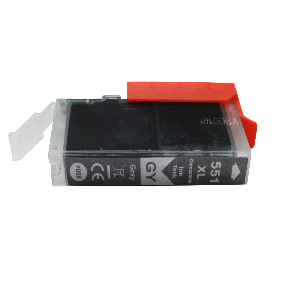6 Compatible Canon PGI 550 CLI 551 ink cartridge for PIXMA IP7250 IP8750 Printer + gray