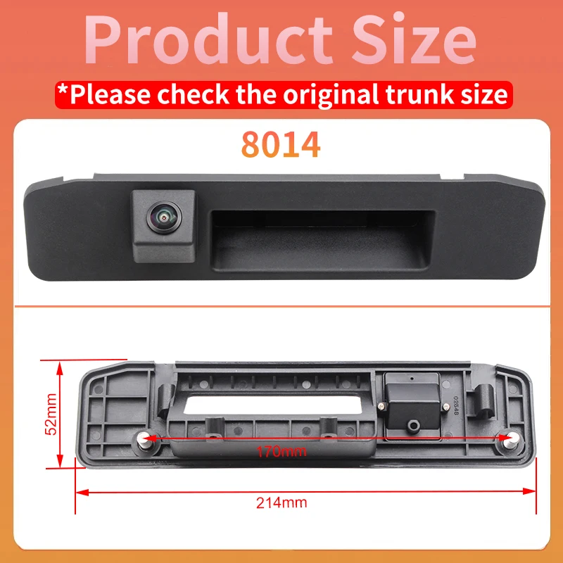 AHD 1080P For Mercedes Benz GLA GLE GLA M Class A260 W176 X166 W166 Vito W447 W167 C C202 C250D CLA Handle Backup Reverse Camera