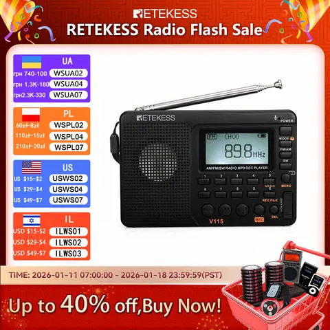 V115 Portable Radio retekess