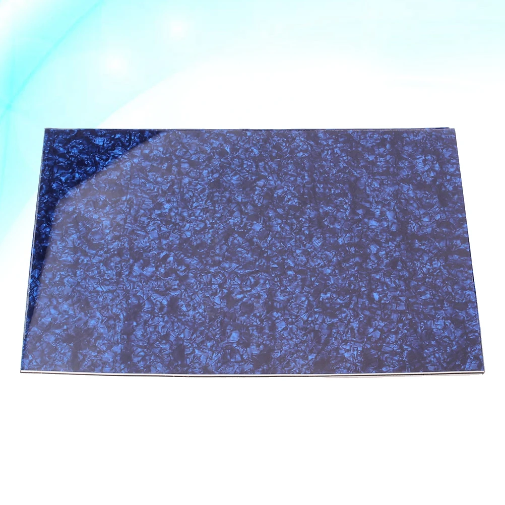 

44X29Cm Blue Pickguard Blank Acrylic Pvc Sheet Self-Adhesive Scratch Plate For Acoustic Guitar Diy Protection