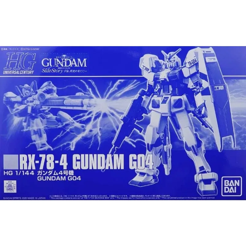 Bandai Originele HG 1/144 RX-78-4 GUNDAM G04 Anime Action Figure Robot Collectible Model Assemblage Speelgoed Ornamenten Gift Kinderen