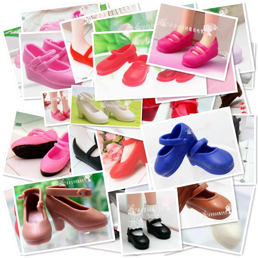 New fashion for 30cm Licca Shoes Doll Shoes 1/6 Fashion sneaker flat sandals for momoko Doll Made shoes