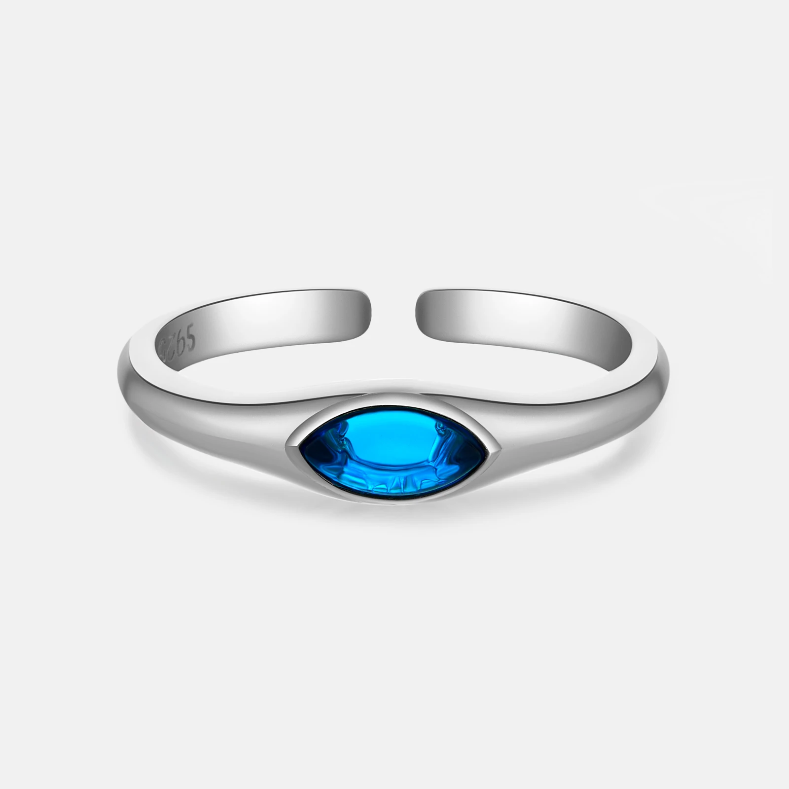 

Женское регулируемое кольцо VEWANT из 100% стерлингового серебра 925 пробы с сине-зеленым драгоценным камнем, роскошные винтажные ювелирные украшения для вечеринок