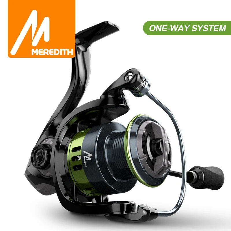 MEREDITH GRIPEN Series Stainless Steel Bearing Spinning Fishing Reel 16KG Max Washer Drag For Sea Fishing Carp speed ratio 5.2:1