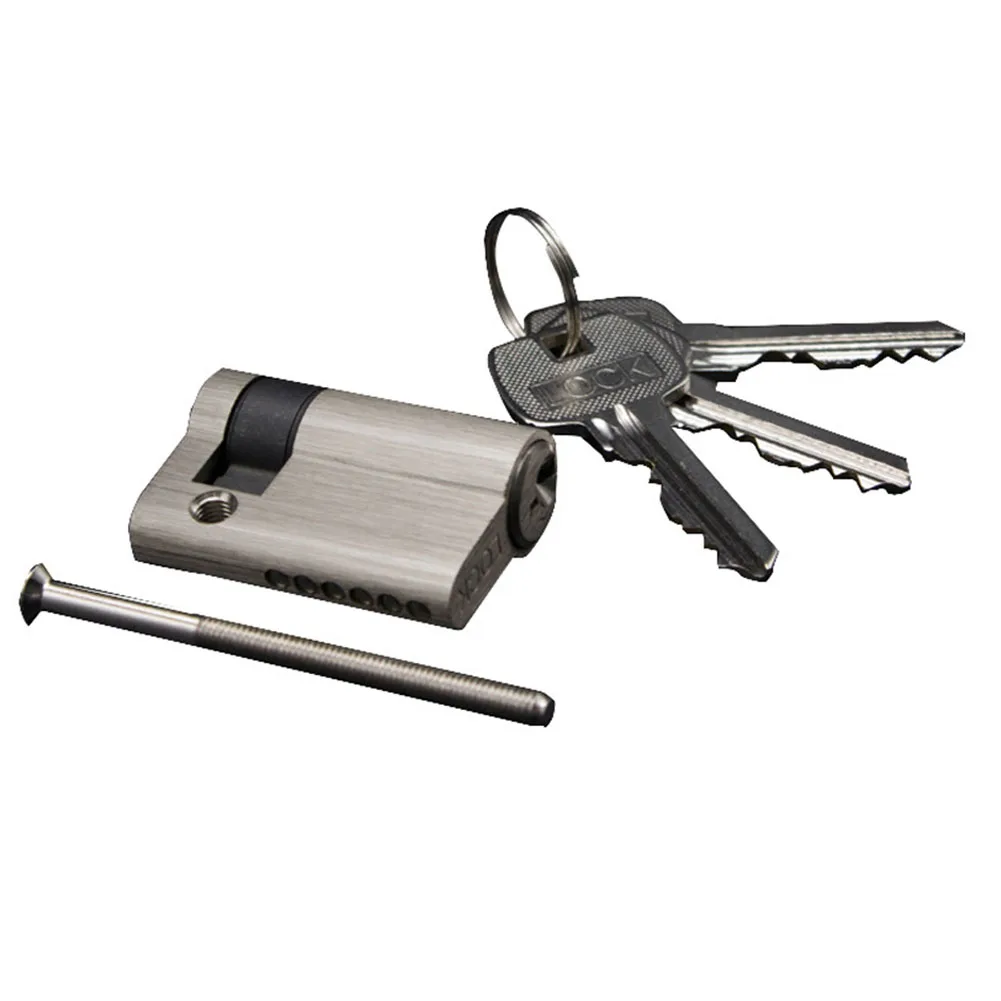 

Латунный цилиндр замка 45 мм с 3 ключами для противопожарных дверных замков: плавное открывание и прочная конструкция