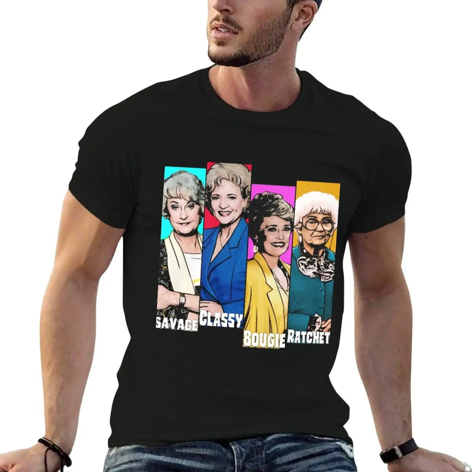 GOLDEN GIRLS T-Shirt t shirt man casual cotton t shirts man 100% cotton t shirt pack T-shirt