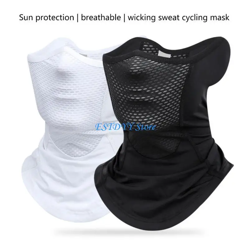 

G6DE Hiking Elastics Ice Silk Tube Scarf Headbands Neck Gaiter Snood Outdoor Headwear