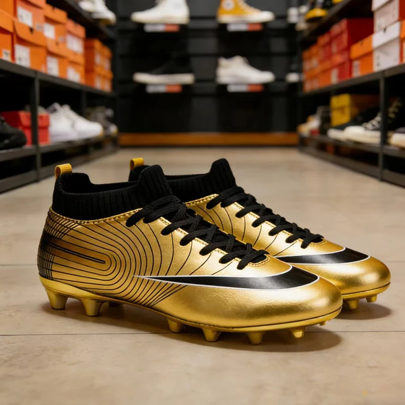 

Профессиональные футбольные бутсы, нескользящие, для взрослых и молодежи, для игры на открытом воздухе, для футзала, тренировочные, спортивные, унисекс.