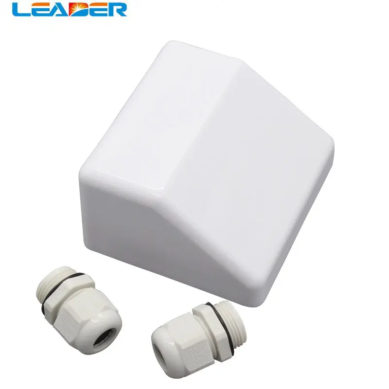 LEADER SOLAR Wholesale 100 Pcs/LotSolar Panel Junction Box Plastic Connector 2 Hole Roof Cable Entry Gland  Mainland China