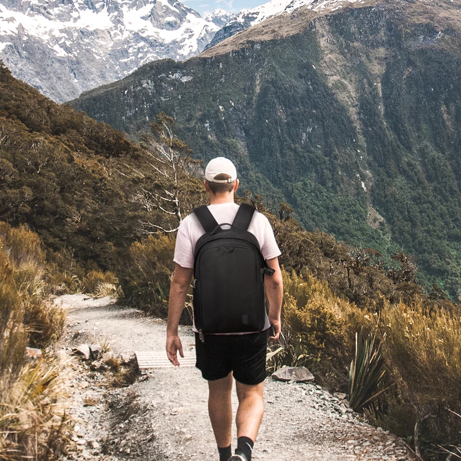 BAGSMART-mochila multifuncional para cámara Digital DSLR, bolsa a prueba de golpes, impermeable, para fotos al aire libre, Nikon, Canon, lente DSLR