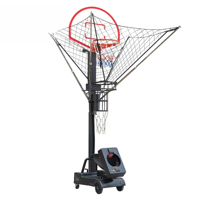 Multiple Angle Shooting Basketball Rebounder Shooting Machine Gun Basketball Shooting Machine