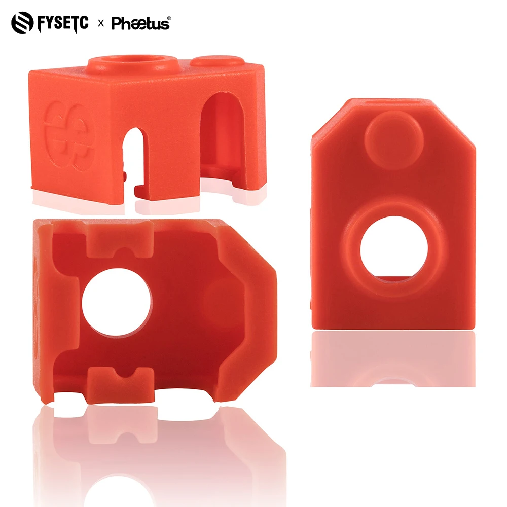 1/2pcs For Phaetus Dragon Hotend Heater Block Silicone Socks Sleeve Temperature Protection Cover For 3D Printer Parts