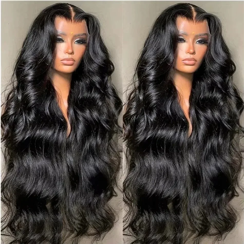 

180% 30 32 Inch Body Wave 13x4 HD Lace Frontal Human Hair Wig Loose Wave 13x6 Transparent Lace Front Wigs For Women Pre Plucked