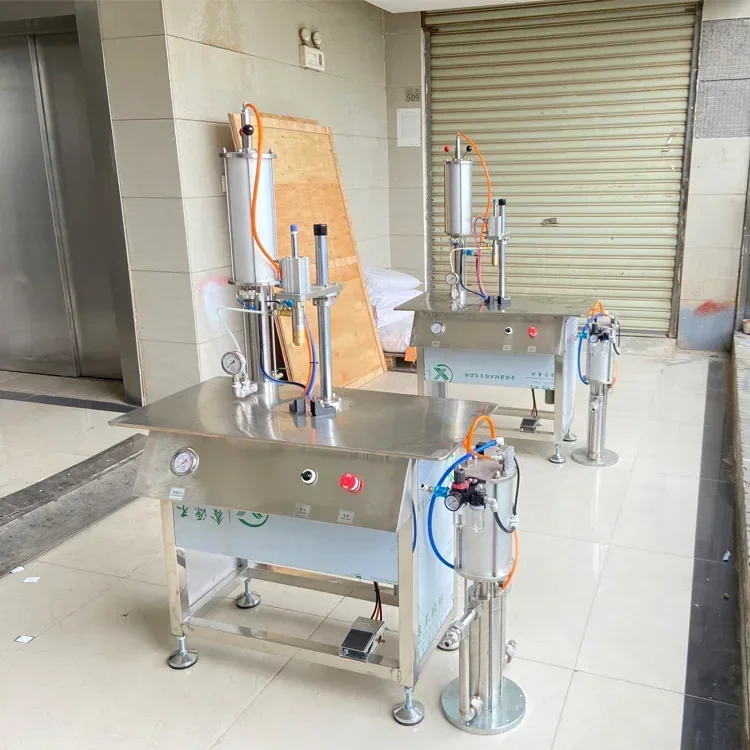 Perfume spray bottle aerosol spray filling machine