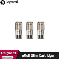 3pcs/box Joyetech eRoll Slim Pod Cartridge 2ml with 1.0ohm Mesh Coil Fit for E cigarette eRoll Slim Kit