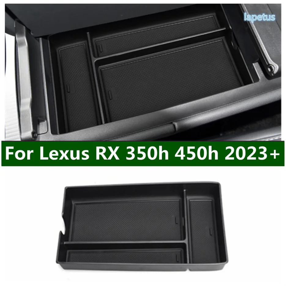 

Central Storage Box Armrest Phone Holder Plate Container Organizer Cover Car Accessories Fit For Lexus RX 350h 450h 2023 2024