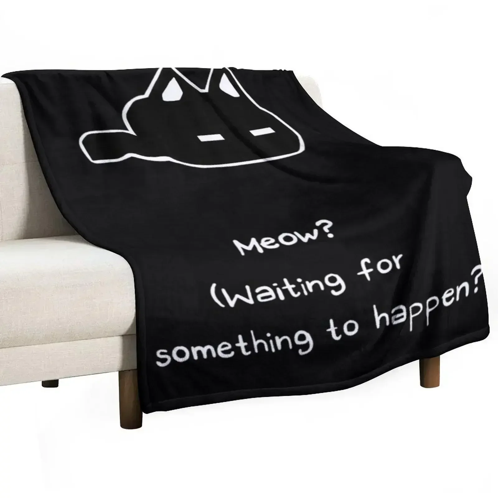 Omori - Waiting for something to happen Throw Blanket Kid'S sofa bed Thermals For Travel Blankets