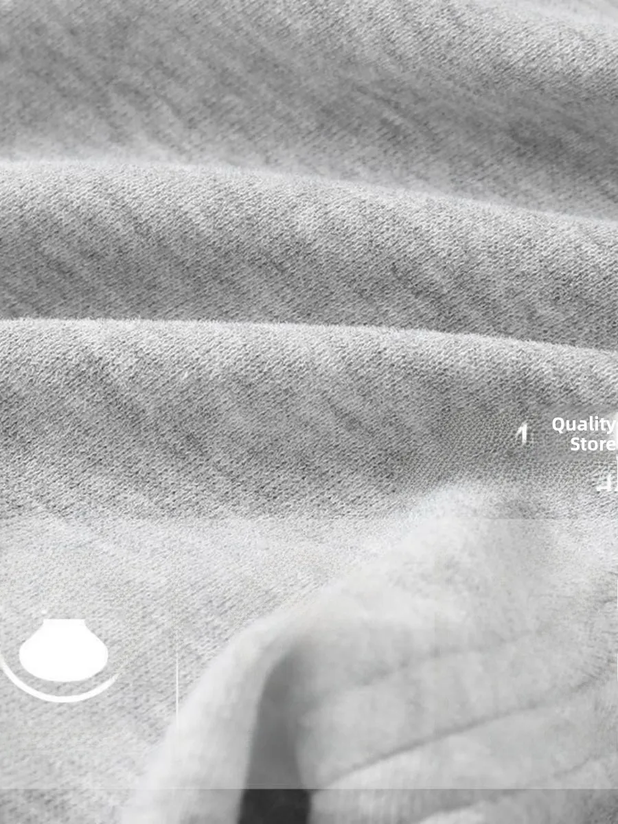 Novas Calças Casuais Forradas 2025 para Bebês Meninos e Meninas com Estampa de Desenho Animado, Calças Longas para Crianças, Roupas de Outono e Inverno