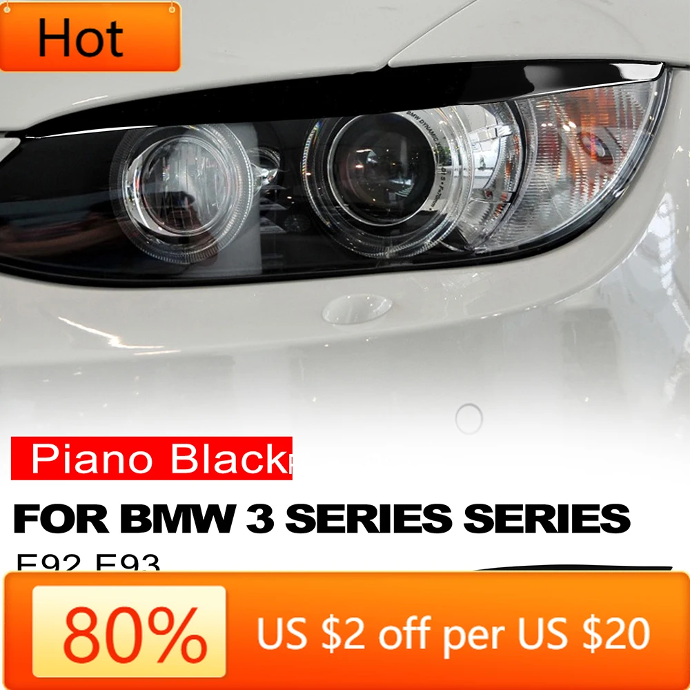

Бамперы, горячая автоматическая накладка на фару, лампа для бровей, накладка на фару, декоративная наклейка, аксессуары для BMW 3 серии E92 E