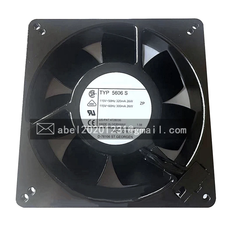 BRAND NEW TYP 5606S 5606 S 115VAC ORIGINAL COOLING FAN 13538 135*135*38MM