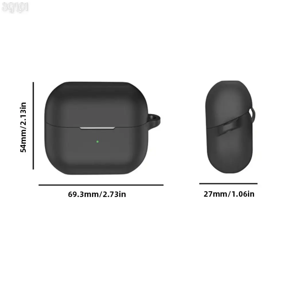 Silicone Soft Protective Case Dustproof Earphone Case Cover Protective Skin Sleeve for Samsung Galaxy Buds 3/3 Pro Charging Case