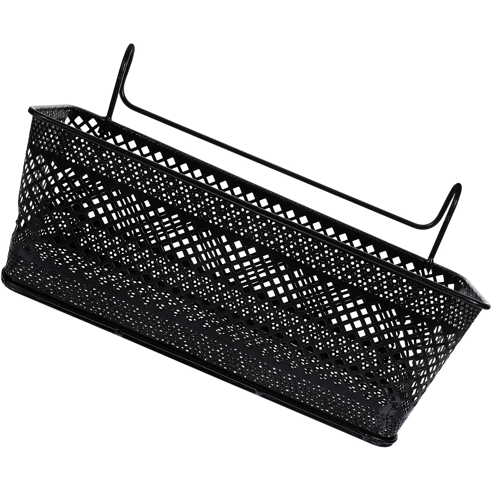 

Rectangular Storage Basket Iron Wire Grid Large Capacity Hanging Organizer for Home Office Dorm Random Color Iron Storage Basket