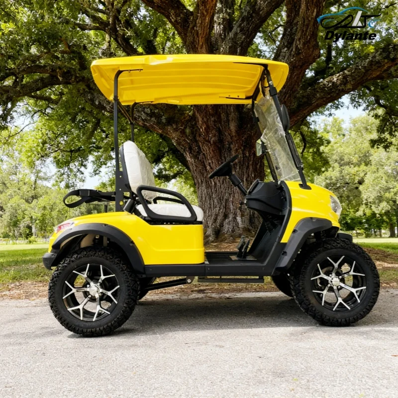 Hot Sale Customized 2 Seat Sightseeing Hunting Club Cart 4KW/5KW Golf Cart 60V/72V Electric Golf Cart With Folding Windshield