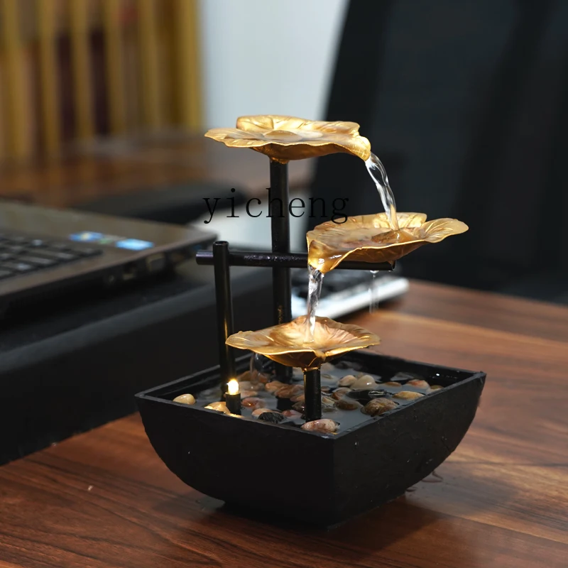 X5-20 Bafanglai Feng Shui Wheel Lucky Fortune Desk Flow Ornament Automatic Circulating Water Decoration