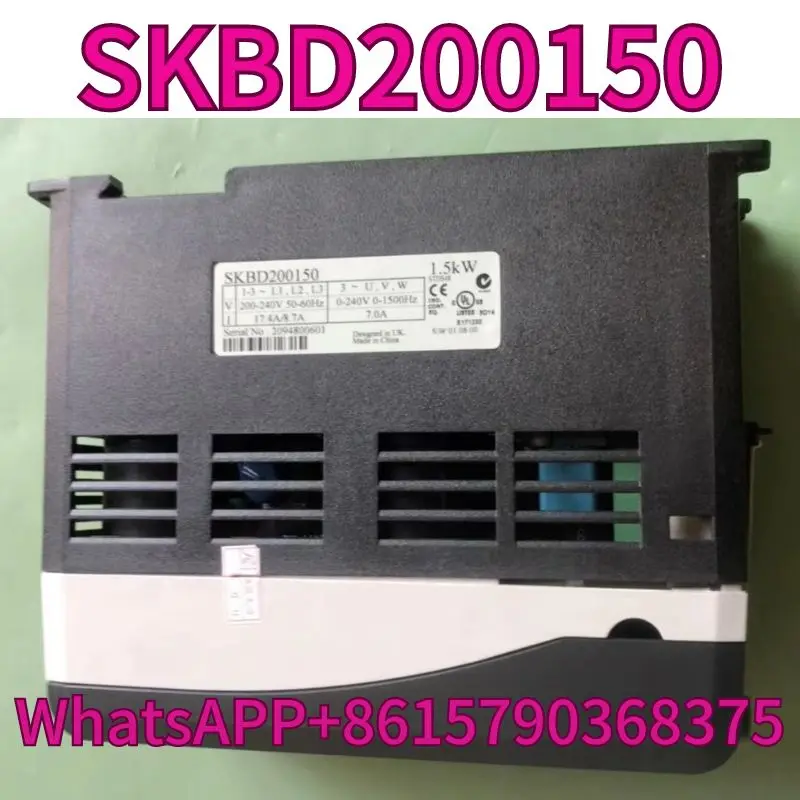 Used 1.5kw frequency converter SKBD200150 tested OK and shipped  quickly
