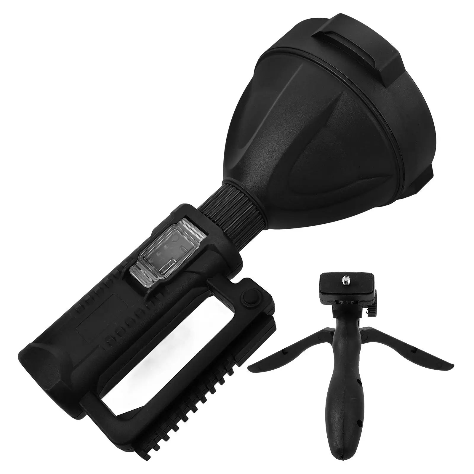 1Pcs Compact Portable Flashlight USB Rechargeable Outdoor Torch Long Distance Illumination Waterproof Compression Resistant
