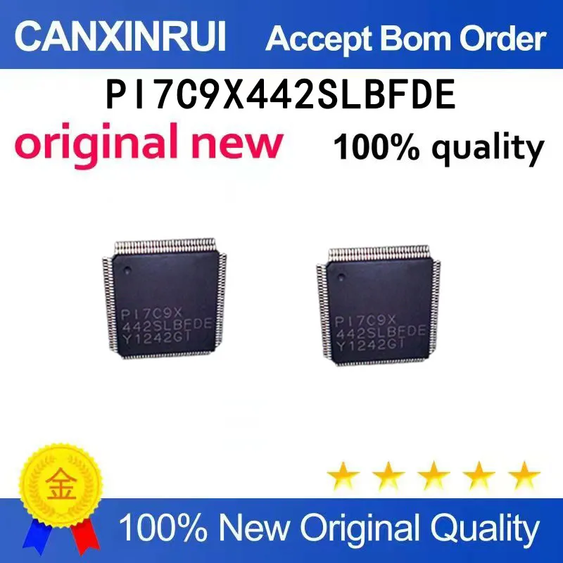 (5pcs-100pcs)Single chip microcontroller PI7C9X442SLBFDE PI7C9X P17C9X LQFP-128 in stock chip IC