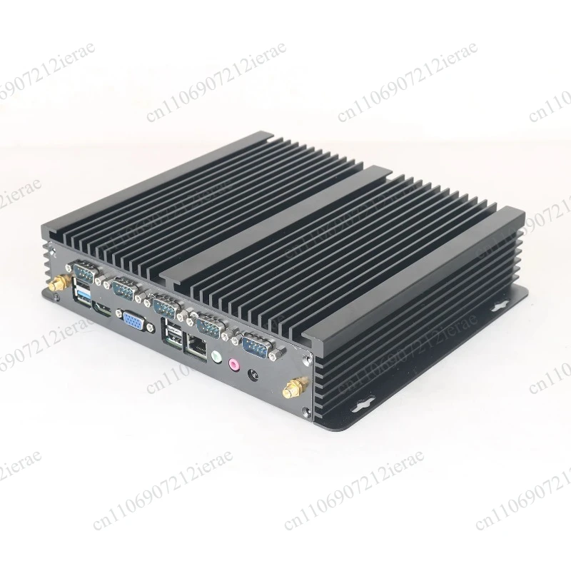 Fanless Industrial Mini PC Core i5 Dual Gigabit Ethernet WiFi COM USB Interface Micro Computer Windows 10 Operating Device
