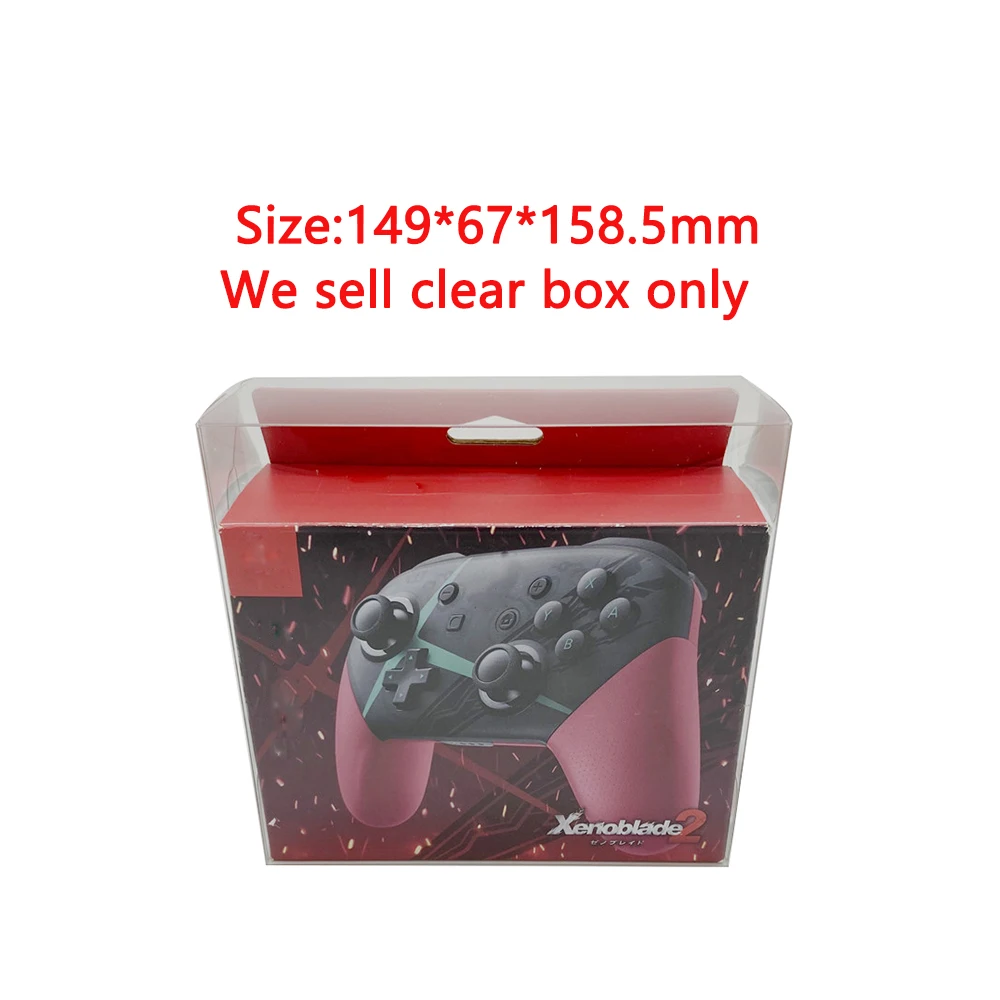 Transparent Display PET Box For SWITCH NS for Xeroblade 2 storage collection Protection Cover