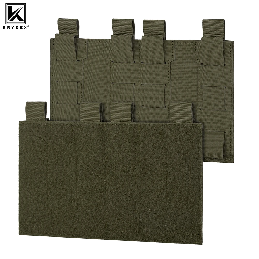 KRYDEX Tactical MOLLE LOOP Panel Patch Board Display Vest Mounting Placard Platform for Backpack Plate Carrier Chest Rig