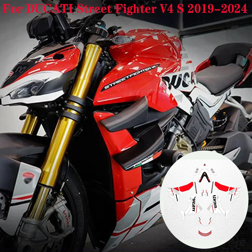For Ducati Street Fighter V4 / s Motorcycle modification sticker body Decal color decorative film