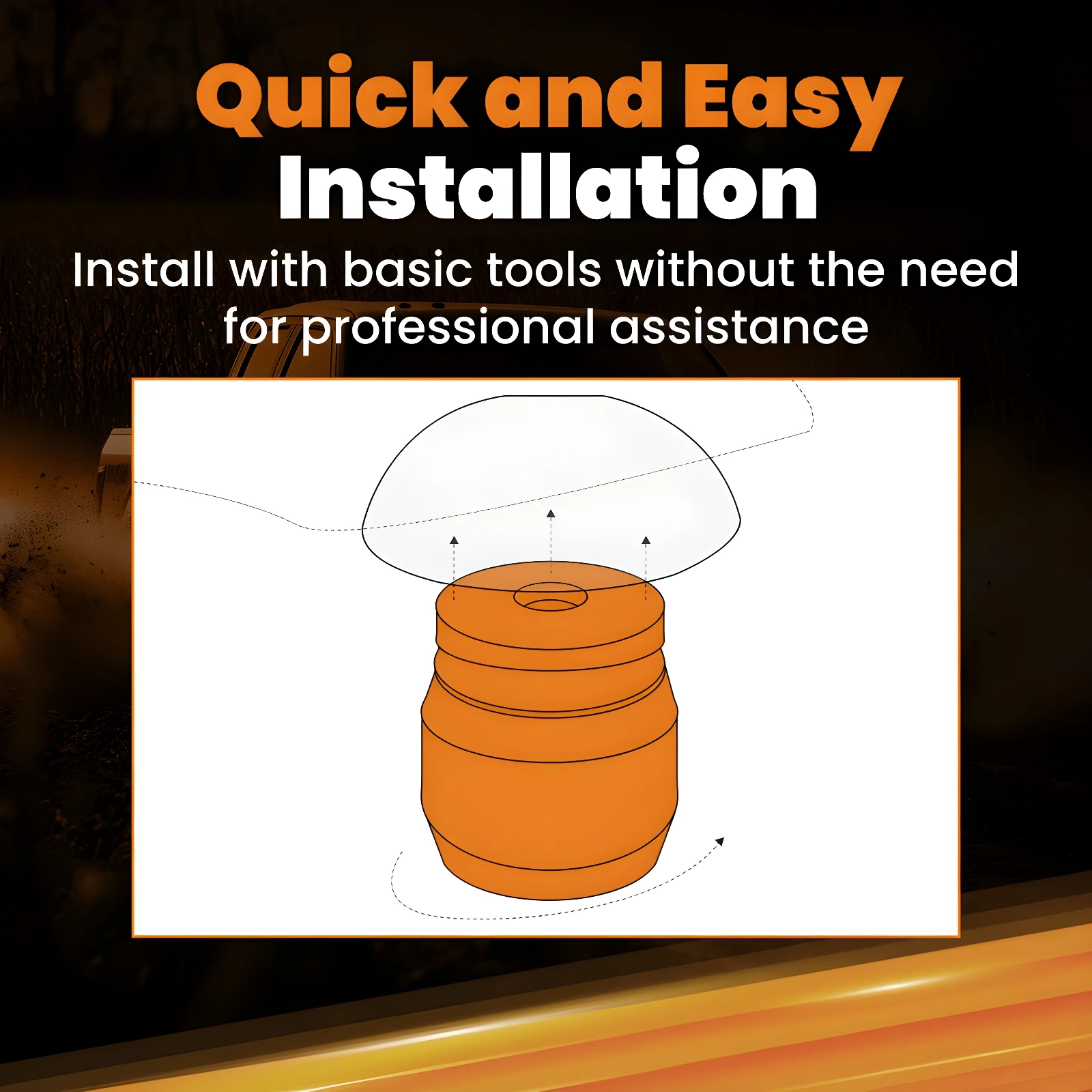 Sistema de aprimoramento de suspensão dianteira para GMC Sierra 3500 HD 11-2025 Kit de mola auxiliar de suspensão dianteira