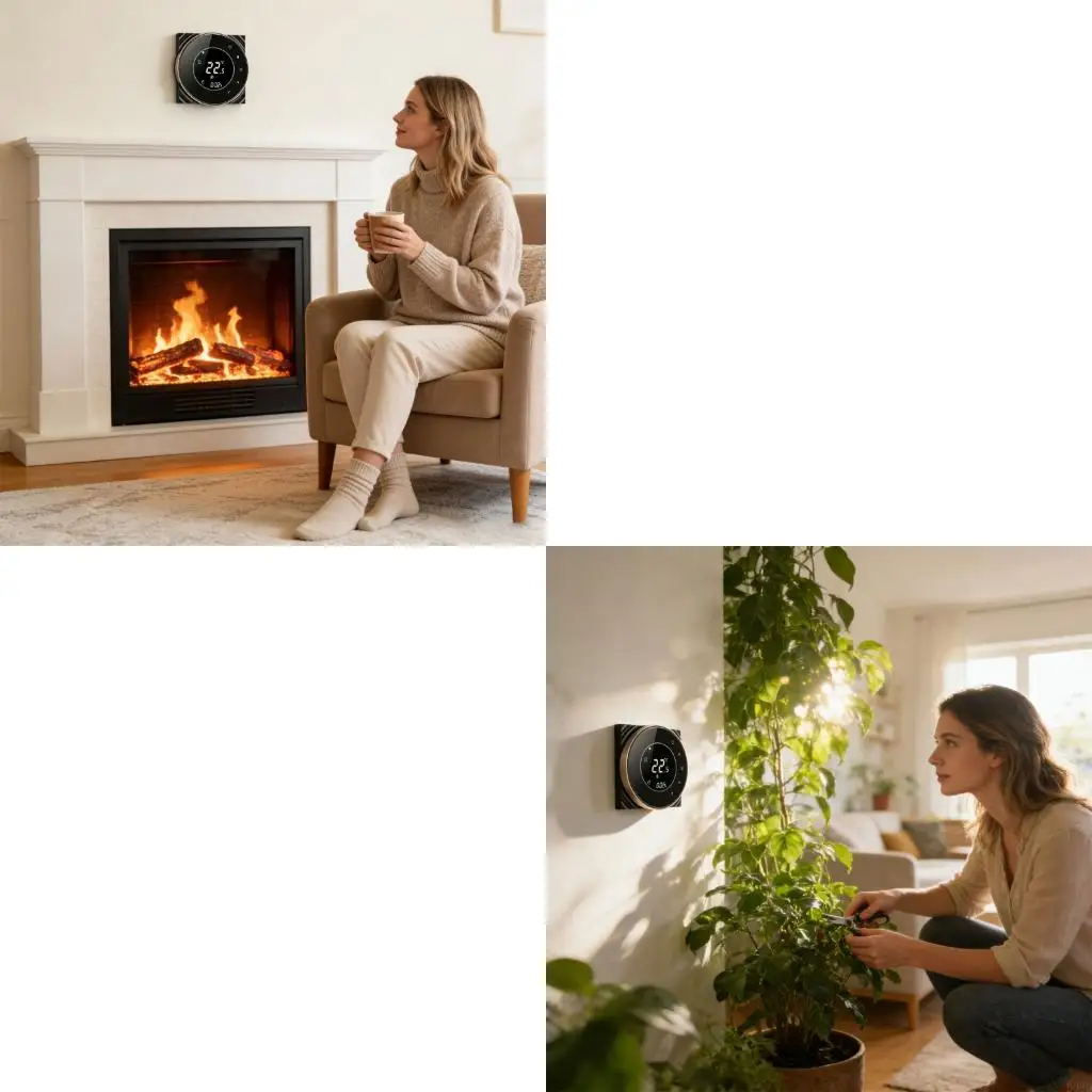 

D08D Простой регулятор для настенных котлов Интеллектуальная терморегуляция Энергосберегающее постоянное вещество