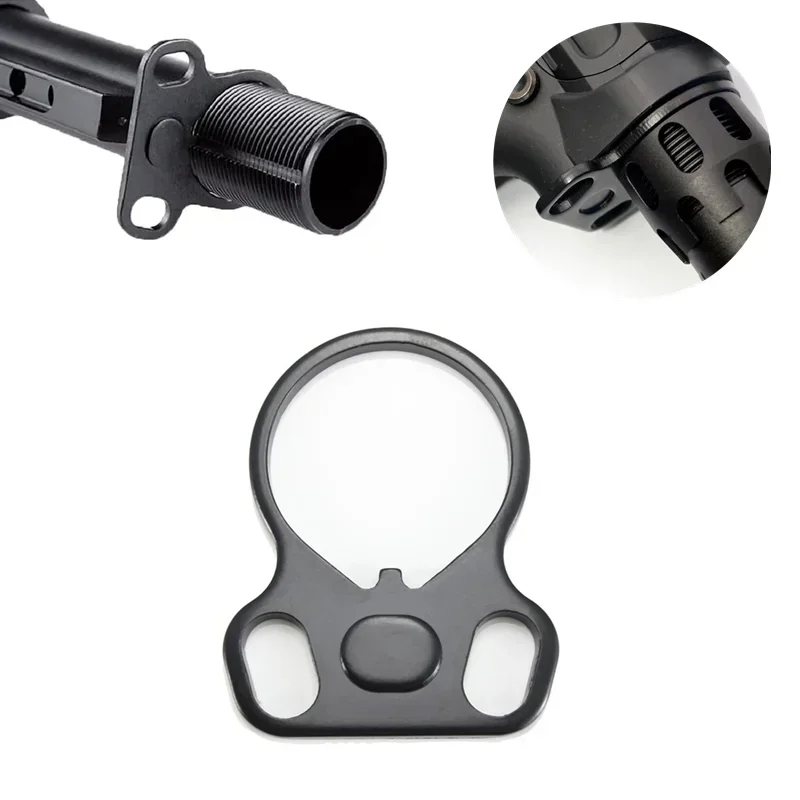 

Крепление на ремень, 2-точечные ремни, пряжка, тактическая торцевая пластина для винтовки, адаптер для ремня для AR-15 M4, аксессуары для охотничьего ружья