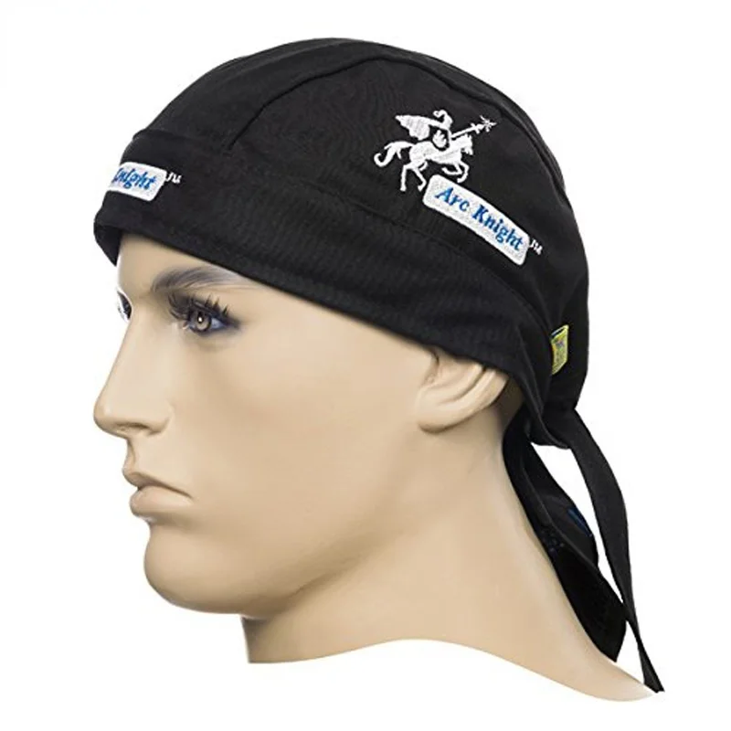 Fogo Resistente Cabeça Protetora Soldagem Chapéu Retardador de Chama tipo Bandana Seguro de Trabalho Soldador Anti-scalding Trabalho Cap
