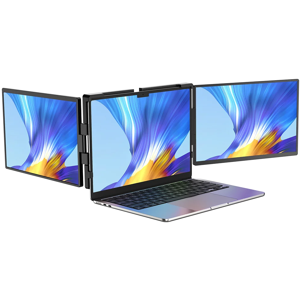UPERFECT 14インチ トリプルモニター 本体 UPERFECT初の2K 14インチ トリプルスクリーン ノートパソコンモニター
