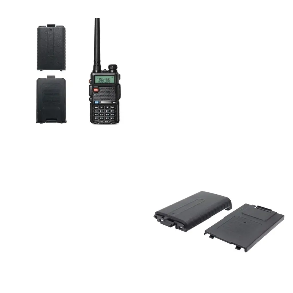 6xAAA Battery Case Shells Black for Two Way Radio for Baofeng BF-UV5R BF-UV5RA BF-UV5RL TYT-F8