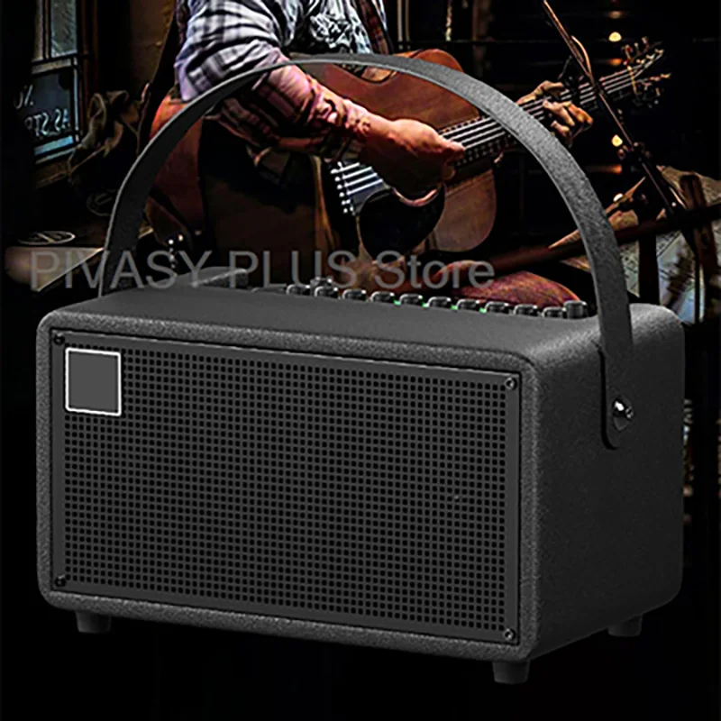 

Портативный ручной динамик 120 Вт 5,2 Bluetooth Sound Box 5000 мАч 3-полосный DSP аудио внешний вход питания 12 В для караоке DJ гитары