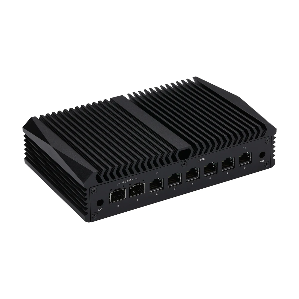 

Qotom Mini PC Q30900UE 2x 10G SFP+, 6x 2,5G LAN, консоль, процессор i3-10110U/i5-8260U, встроенный маршрутизатор DIY, брандмауэр, ПК