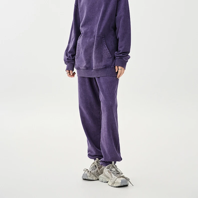 High Street Fashion Vintage Washed Sweatpants Men's Hip Hop Sports Joggers Man Y2K Streetwear Loose Casual Joggers Pants Women